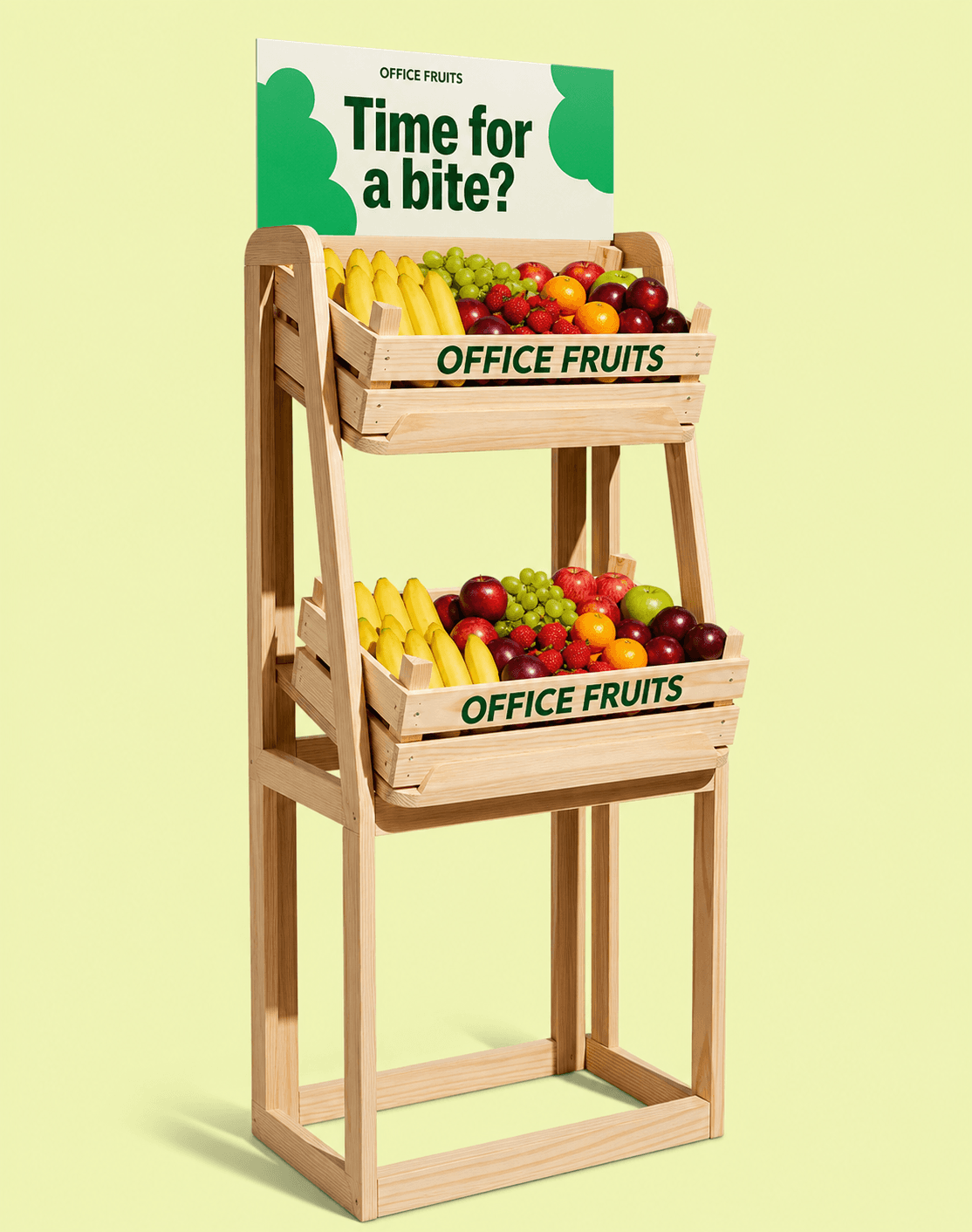 Office Fruits floor display