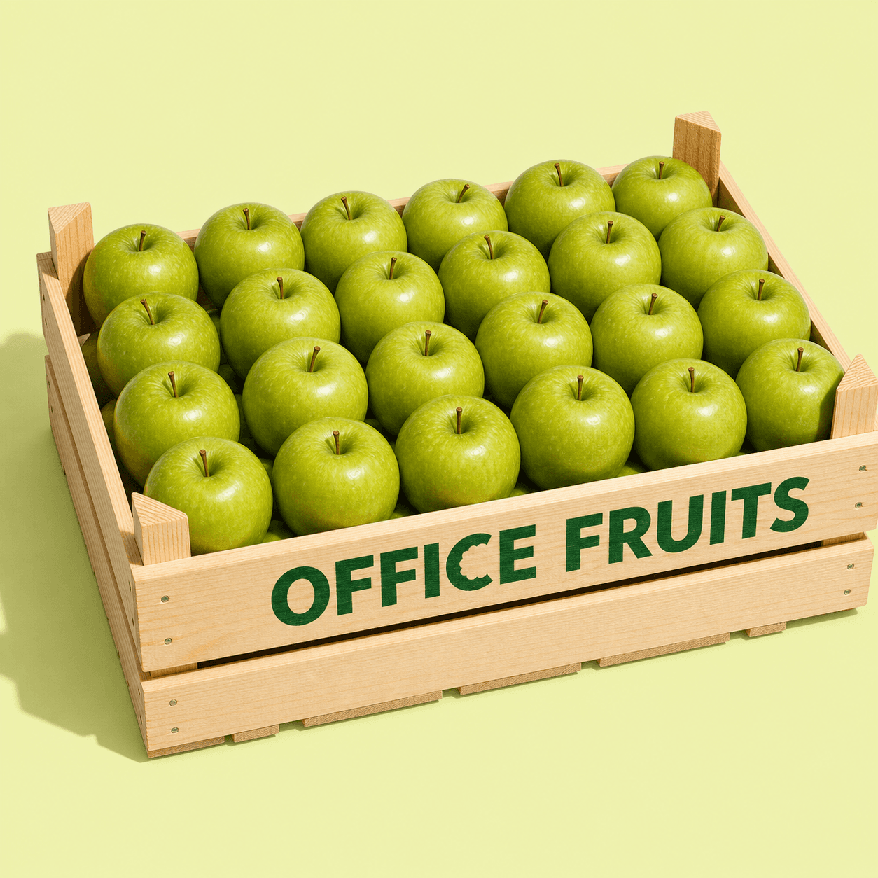 Green Apples crate
