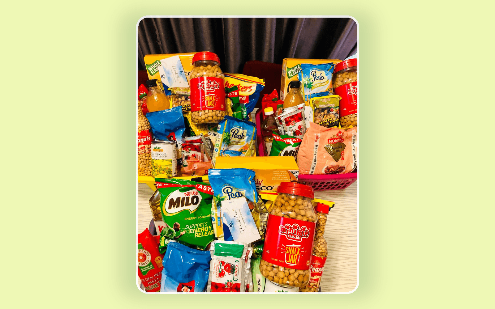 Healthy snack box